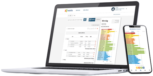 Nutris – nordisk kostapp för iOS och webb